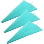 Ensemble patisserielot de 3 poches  douille en silicone rutilisables (40 cm)