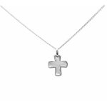 Collier avec pendentif grec croix grecque et chaine de 45cm en argent 925 et boite Collier avec pendentif grec croix grecque et chaine de 45cm en argent 925 et boite