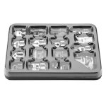 Ensemble de pieds presseurs professionnels accessoires de machine � coudre multifonctions pour singer ...