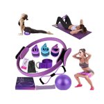Ensemble pilates yoga 11 pices kit pilates maison kits de yoga et pilates pilates accessoires bande ...