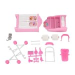 Ensemble de placards pour maison de poupe amusant et innovant modle de chaton poussette pour bb ensemble ...