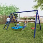 Ensemble portique pour enfants 5 en1 balan�oire 3 agr�sportique descalade forme apanier de basket aire ...