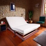 Ensemble relaxation matelas + sommier électrique 140x190 - mousse - ferme - talca fabrication française ... Ensemble relaxation matelas + sommier électrique 140x190 - mousse - ferme - talca fabrication française ...