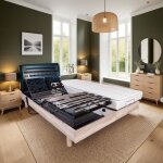 Ensemble relaxation matelas + sommiers électriques 2x80x200cm - mousse - ferme - eclipse fabrication ... Ensemble relaxation matelas + sommiers électriques 2x80x200cm - mousse - ferme - eclipse fabrication ...