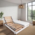 Ensemble relaxation matelas + sommiers lectriques 2x90x200 - mousse - ferme - talca fabrication franaise ...