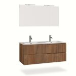 Ensemble salle de bain double vasque 5 pices venere chne rio
