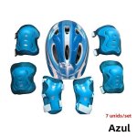 Ensemble de scurit pour patins  roulettes avec casque genouillres et protge - avant - bras protection ...