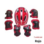 Ensemble de s�curit� pour patins � roulettes avec casque genouill�res et prot�ge - avant - bras protection ...