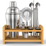 Ensemble de shaker à cocktail kit daccessoires de mélange de barman en acier inoxydable outils de barman ... Ensemble de shaker à cocktail kit daccessoires de mélange de barman en acier inoxydable outils de barman ...