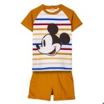 Ensemble t - shirt et short b�b� gar�on - cerda - mickey - french terry - confort optimal - entretien ...