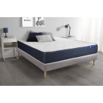 Ensemble matelas latex et mmoire de forme actilatex sleep 160x200 5zones de confort + sommier kit g