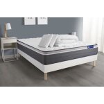 Pack prêt à dormir matelas actiflex plus 180x200 ressorts ensachés + mémoire de forme + sommier kit bl ... Pack prêt à dormir matelas actiflex plus 180x200 ressorts ensachés + mémoire de forme + sommier kit bl ...