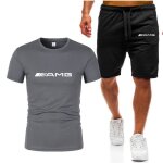 Ensemble de sport 2 pices ecelen pour homme t - shirt et short respirant schage rapide fitness course ...