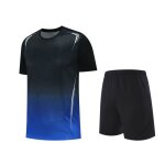 Ensemble de sport t - shirt et short homme femme manches courtes vetement sport 2 pices schage rapide ...