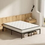 Ensemble stanew matelas et sommier matelas 140x190x22 - cadre de lit 140x190