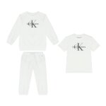 Ensemble de survêtement blanc garçon calvin klein jeans starter gif Ensemble de survêtement blanc garçon calvin klein jeans starter gif
