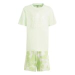 Ensemble surv�tement vert enfant adidas short tee set