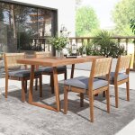 Ensemble table chaise de jardin - salon de jardin 4 personnes - bois dacacia et rotin pe naturel coussin ... Ensemble table chaise de jardin - salon de jardin 4 personnes - bois dacacia et rotin pe naturel coussin ...
