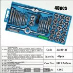 Ensemble de taraud métrique et matrices 40pcs et filière outil de filetage manuel en acier®hombuy Ensemble de taraud métrique et matrices 40pcs et filière outil de filetage manuel en acier®hombuy