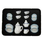 Ensemble de tasses  caf et th en porcelaine vaisselle de maison de poupe