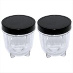 Ensemble de tasses et couvercles de 355 ml pi�ces pour mixeur magic bullet couvercles pour gobelets mb1001 ...