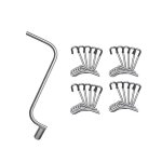 Ensemble de tendeurs de fil barbel outil de rparation de clture livr avec une cl auxiliaire