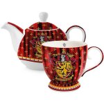 Ensemble thire et tasse - egan - harry potter - porcelaine - vert - serpentard