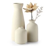 Ensemble de vases en cramique ornements salon composition florale moderne dcoration de vase blanc label ...