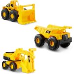 Ensemble de vhicules de construction pour enfants - swapy - mini crew pack de 3 - camion benne - chargeur ...