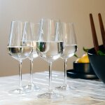 Ensemble de verres brillant pour vin blanc 4 pices 036 952498