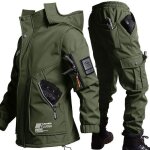 Ensemble veste de sport dextrieur deux pices pour homme vitata - douce et paisse - coupe - vent et ...