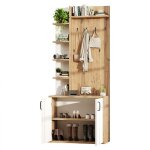 Ensemble de vestiaires avec 4 pat�res armoire � chaussures armoire de couloir avec espace de rangement ...