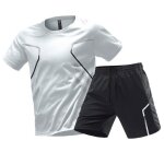 Ensemble de v�tements de sport casual hommeensemble t - shirt et short de jogging respirant et � s�chage ...