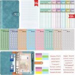 Enveloppe budget francais a6 classeur budget planner - carnet budget avec 8 d�fi de l�conomie dargent ...