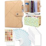 Enveloppe budgetplanner francais for cash comprend 6 pochettes pvc6 enveloppes classeur12 tableaux2 autocollan ...