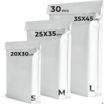 Enveloppe plastique expedition 30pcs - 3 tailles diffrentes ? pochettes denvoi colis vinted auto - adhsives ...
