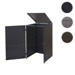 Enveloppement pour poubelle hwc - e25 polyrotin 120l ~ noir
