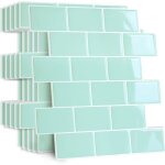 Plus pais credence adhesive faux carrelage adhesif mural noir credence cuisine adhesive impermable ...