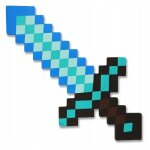 Épée en mousse - pegaz - minecraft - 45 cm - multicolore Épée en mousse - pegaz - minecraft - 45 cm - multicolore
