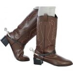 Eperons de cowboy - atosa - accessoire de dguisement homme - paire dperons en plastique argent et ...