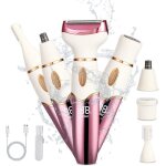 pilateur lectrique 4 en 1 pour femme rechargeable pour le visage et le maillot tanche pour les poils ...
