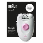 �pilateur �lectrique - braun - silk�pil 1 1000 - 20 pinzettes - technologie softlift - c�ble