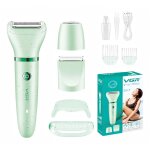 pilateur lectrique pour femme 3 en 1 usb ipx7 v - 735 - avec tte de rasage et tondeuse - vert clair ...