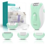 Epilateur electrique femme 4 en 1 avec 2 vitesses rasoir sans fil rechargeable 21 pinces couvertes pilateur ...