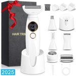 pilateur lectrique - femme - 5 en 1 - rechargeable - portable - ttes interchangeables