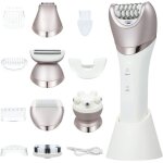Epilateur electrique femme 6 en 1epilateur intime sans fil pour femmesepilateur lumiere facial humide ...