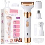 pilateur lectrique pour femme rasoir lectrique sans fil 4 en 1 rechargeable et indolore  sec ou humide ...