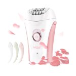 pilateur facial pour femmes pour peaux sensibles maillot visage bras jambes aisselles(rose)