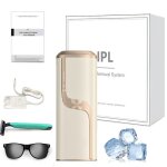 pilateur laser ipl 5 niveaux dnergie 999 999 impulsions lumineuses 2 modes manuel et automatique pilation ...