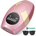 pilateur laser ipl 5 vitesses 999999 flashs 2 modes indolore pour le visage les aisselles les jambes ...
